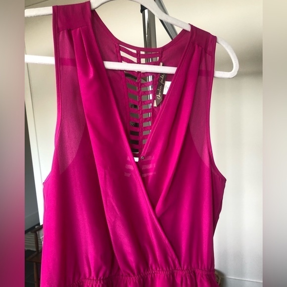 Pink Charlie Jade Women’s Faux Wrap Dress sz 10 - Picture 3 of 6